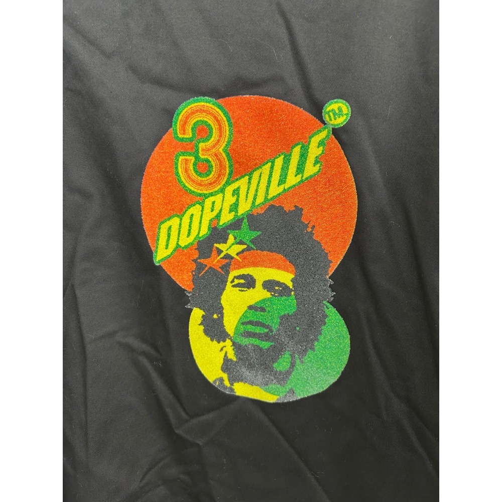 VTG RARE Rothco 6XL Black Field Jacket "Dopeville" Graphic‎ Full Zip NEW